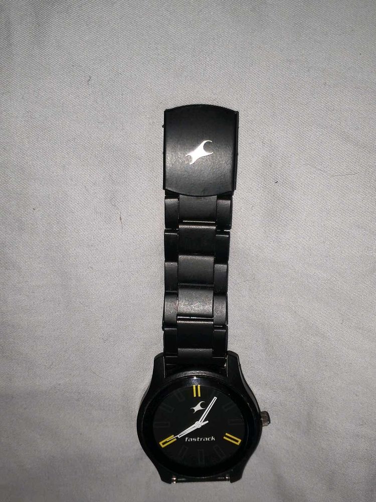 Fastrack Stunners Quartz Analog Black Dial Watch
