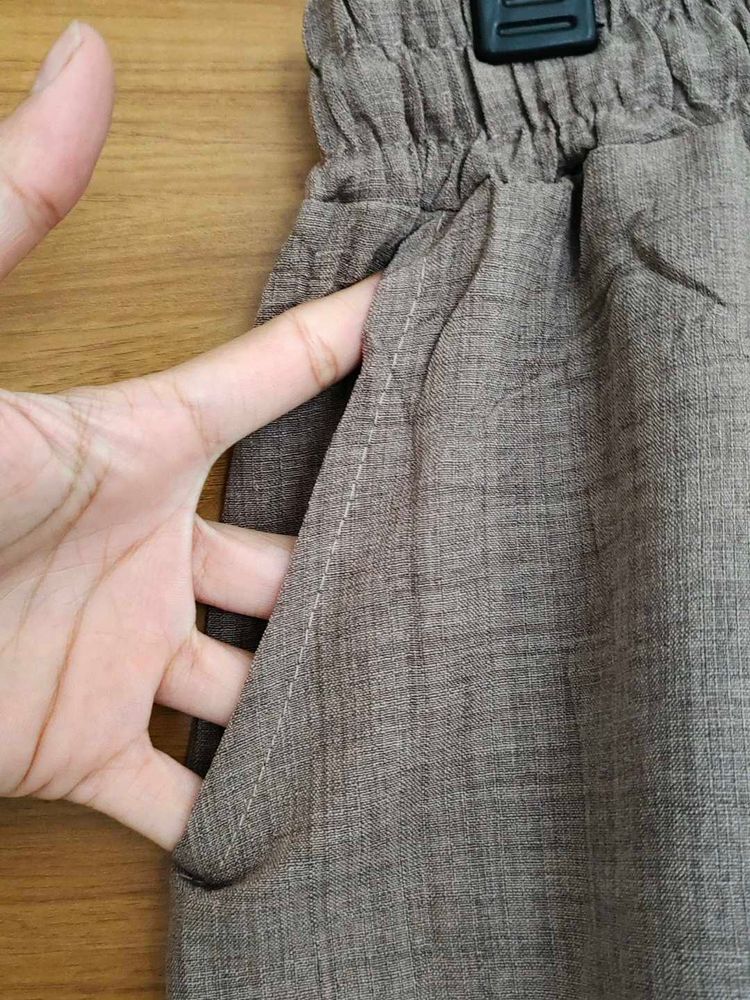 Boho Linen Wide Leg Pants