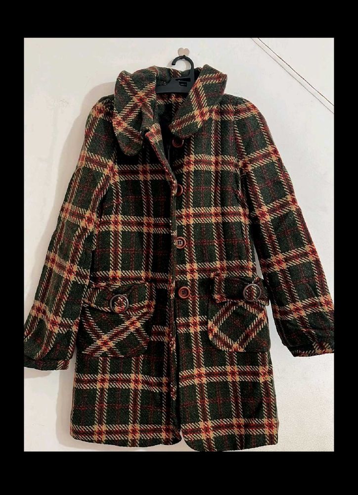 Tartan Plaid Women's Coat