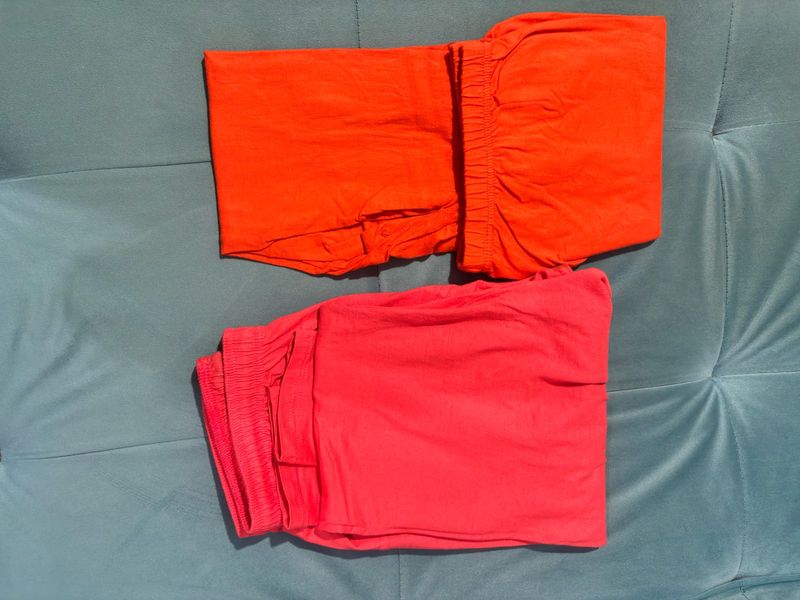 Orange &amp; Peach Leggings