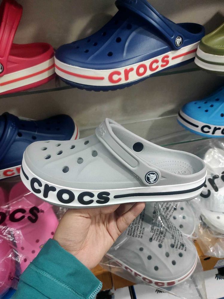 Grey Bayaband Crocs🎀