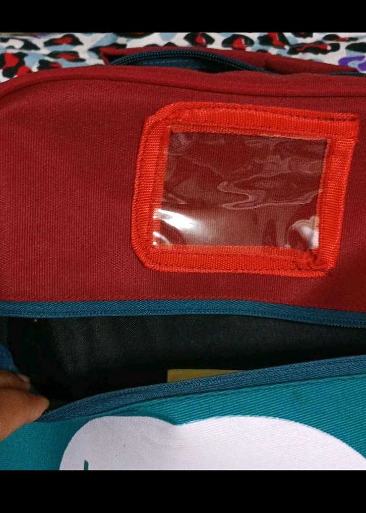 Durable Red &amp; Teal Bag