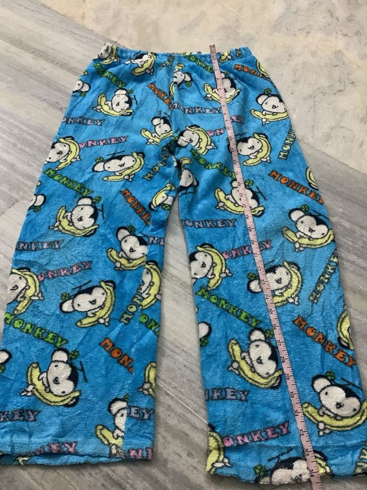 Cute Monkey Print Pajama Pants