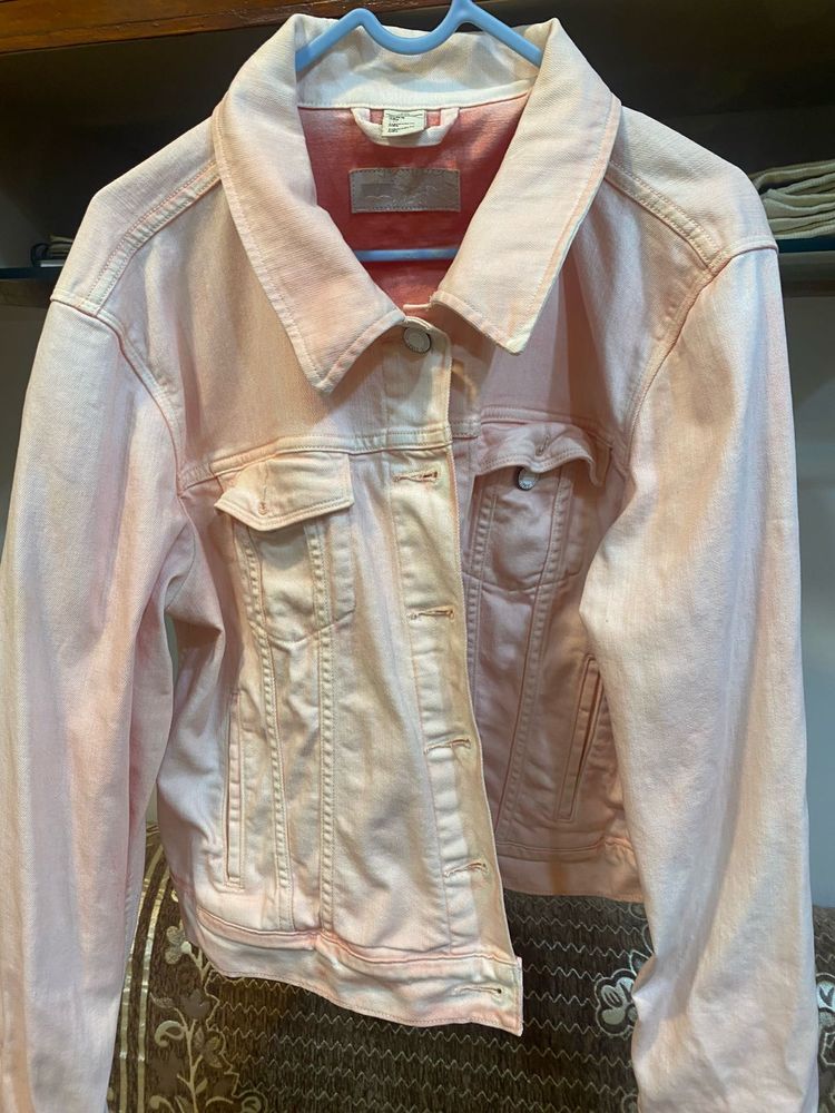 Pink Denim Jacket