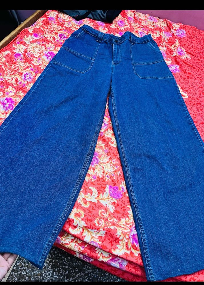 wide leg jeans