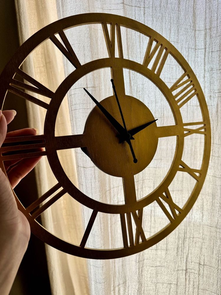 Elegant Roman Numeral Wall Clock