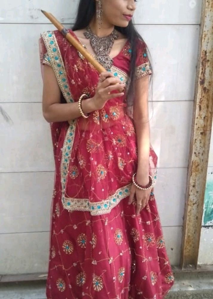 Traditional Red Choli