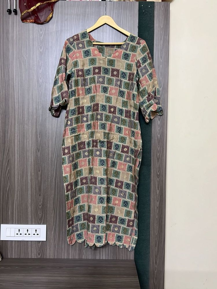 Boho Block Print Kurta