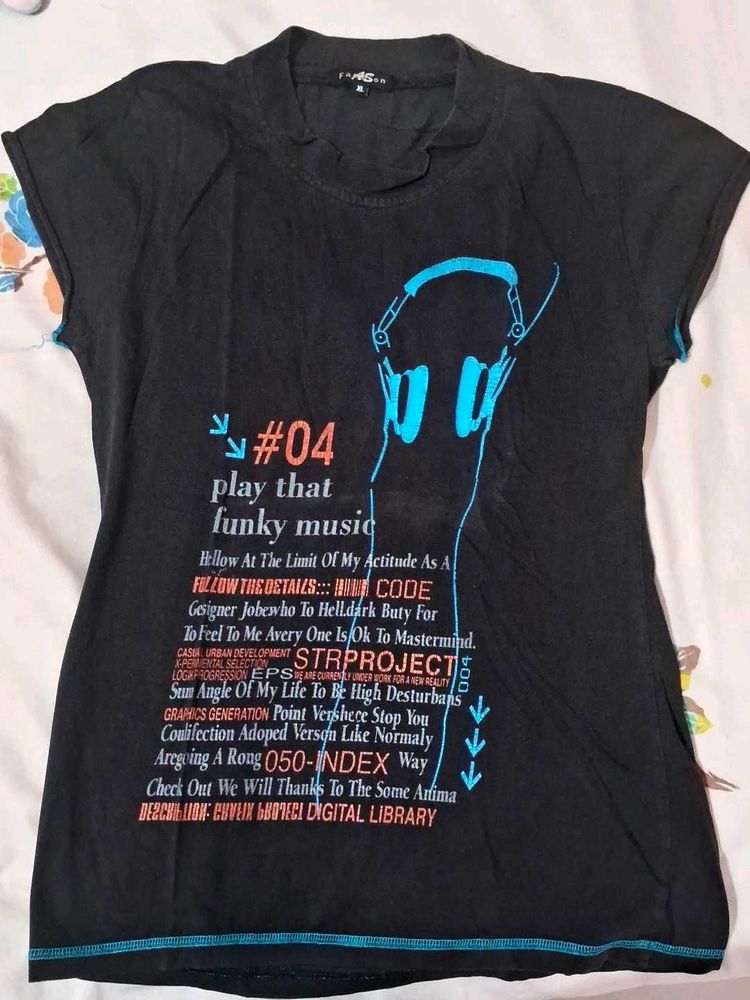 Funky Music Graphic T-Shirt