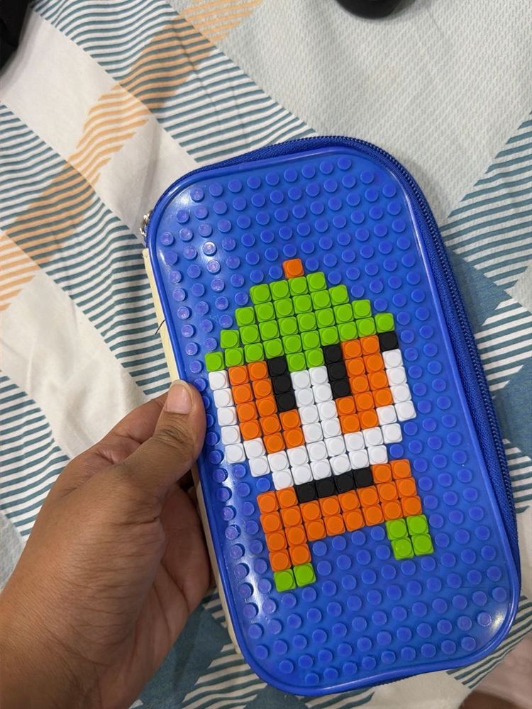Retro Pixel Art Pencil Case