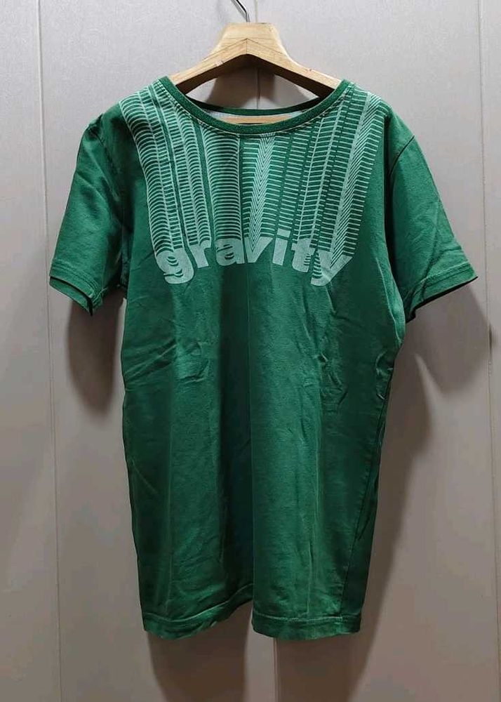 Green Gravity Graphic T-Shirt