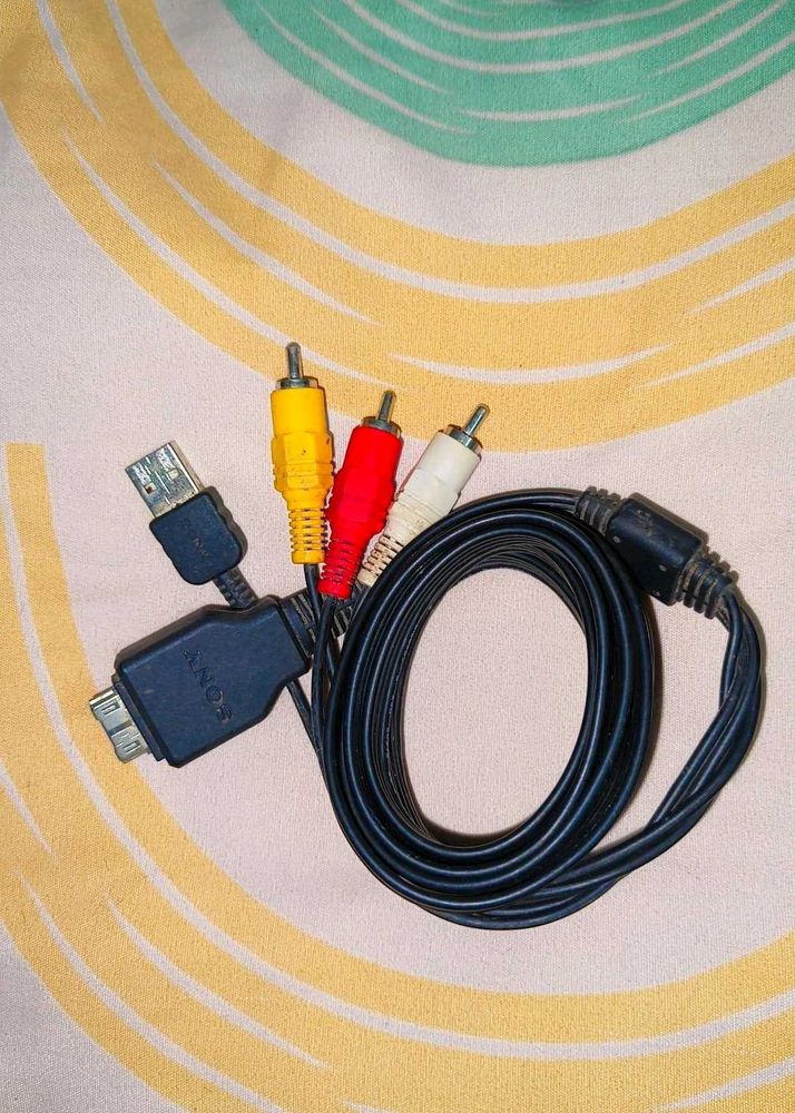 Vintage Sony VMC-MD2 AV/USB Digicam Cable