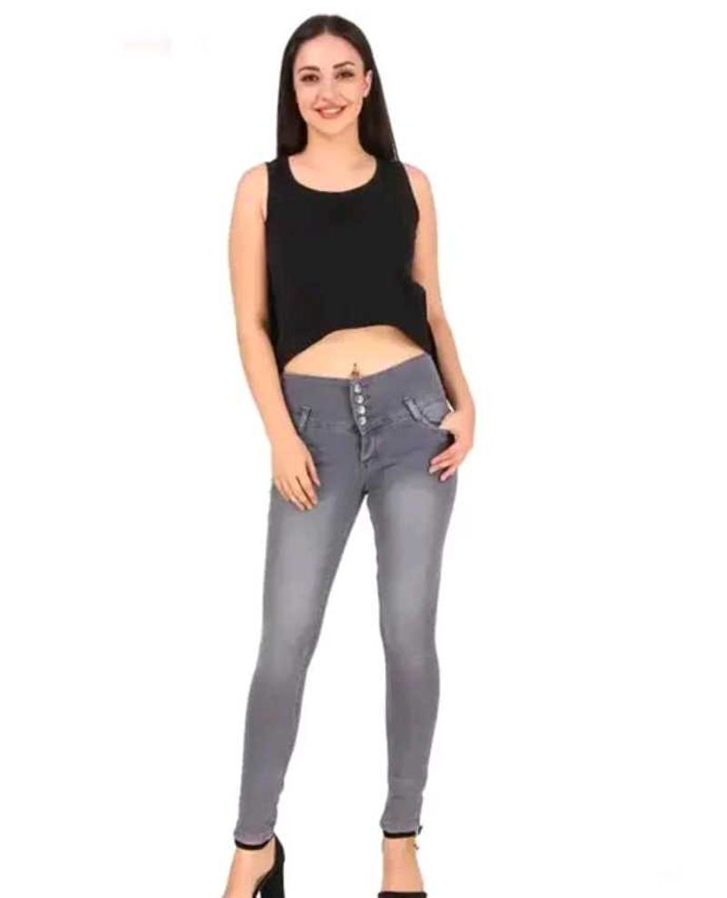 Gray Denim Jeans
