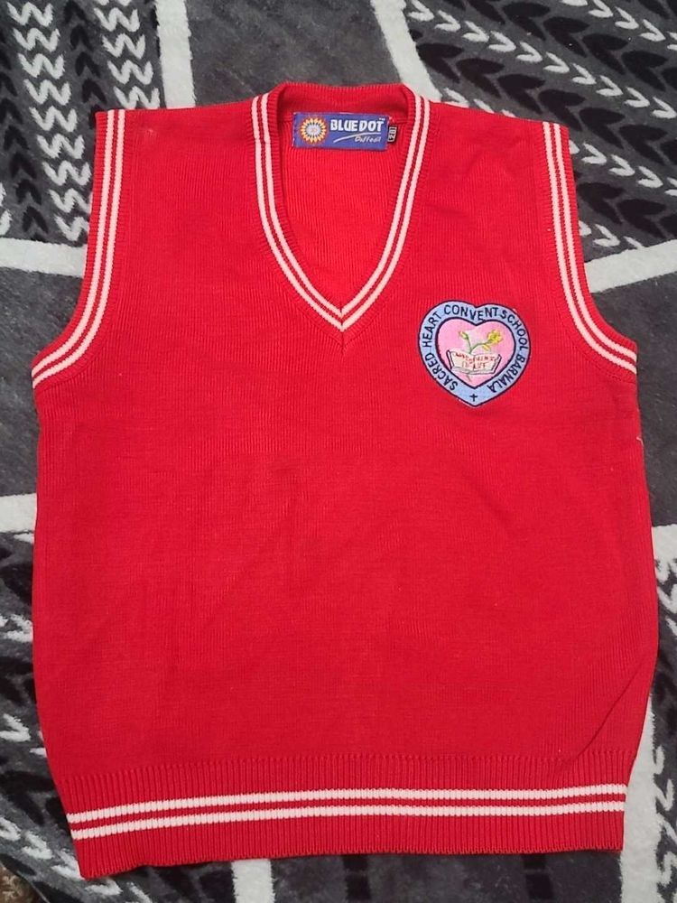 Red School Uniform Sweater Vest(26 no.)