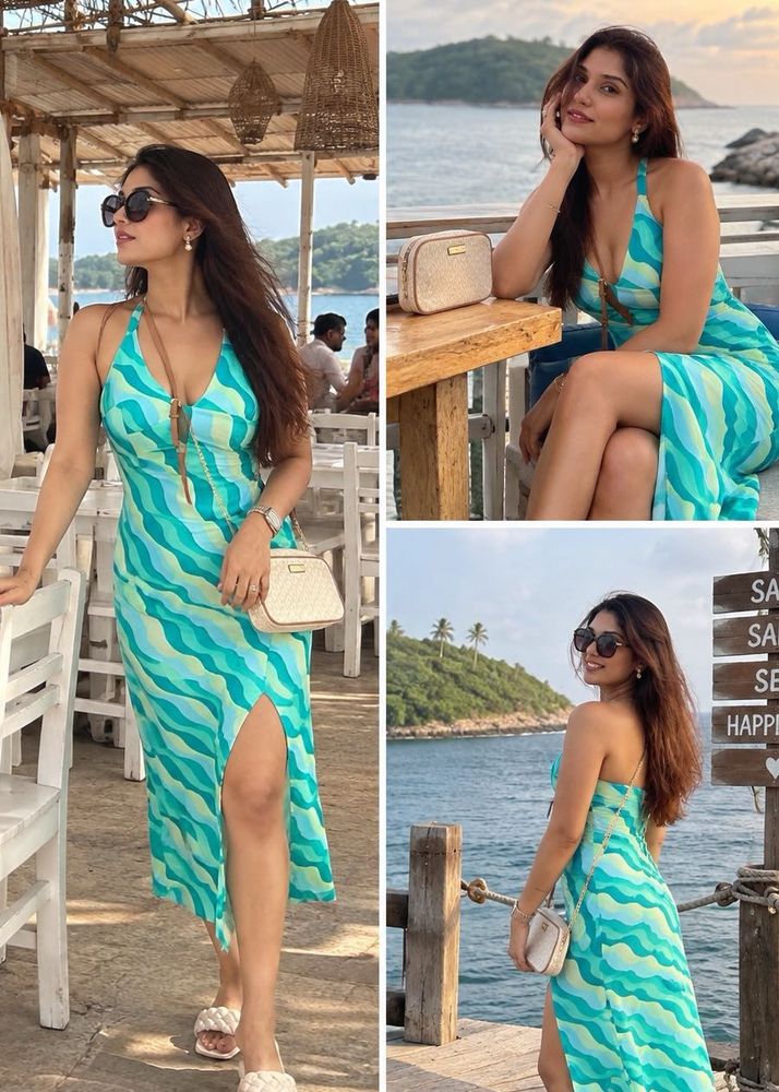 Zara Multicolor Midi Dress