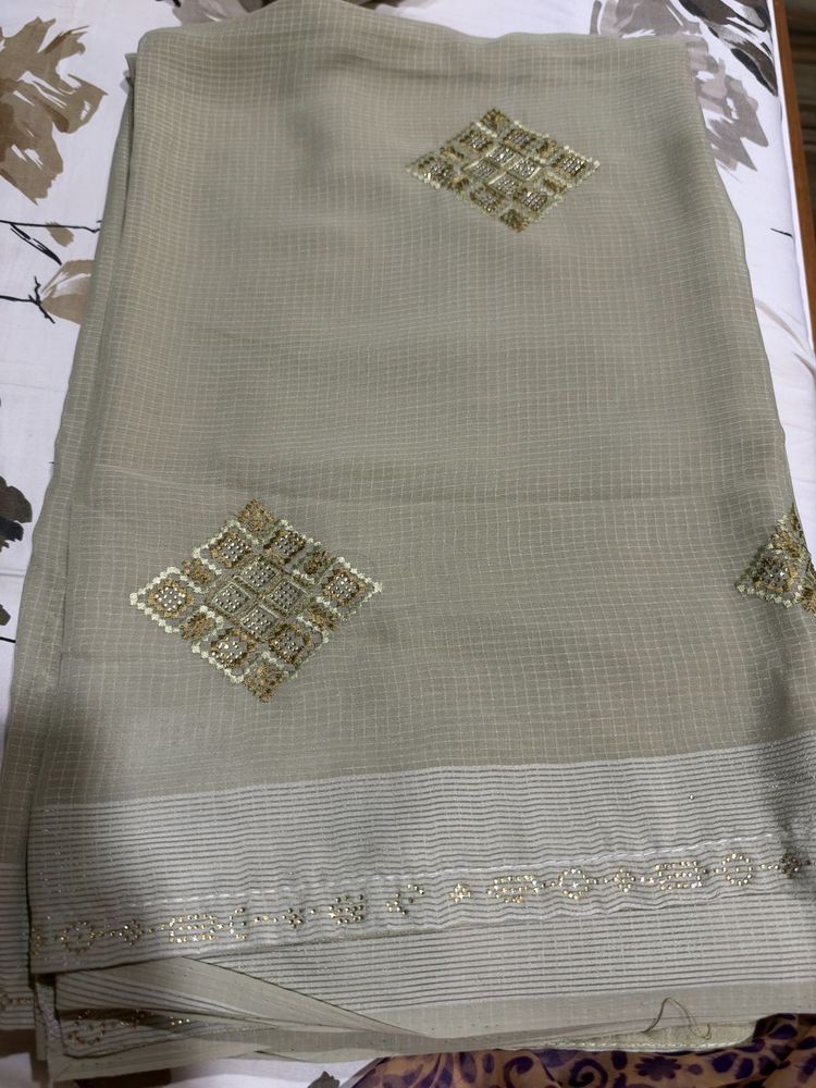Elegant Embellished Saree
