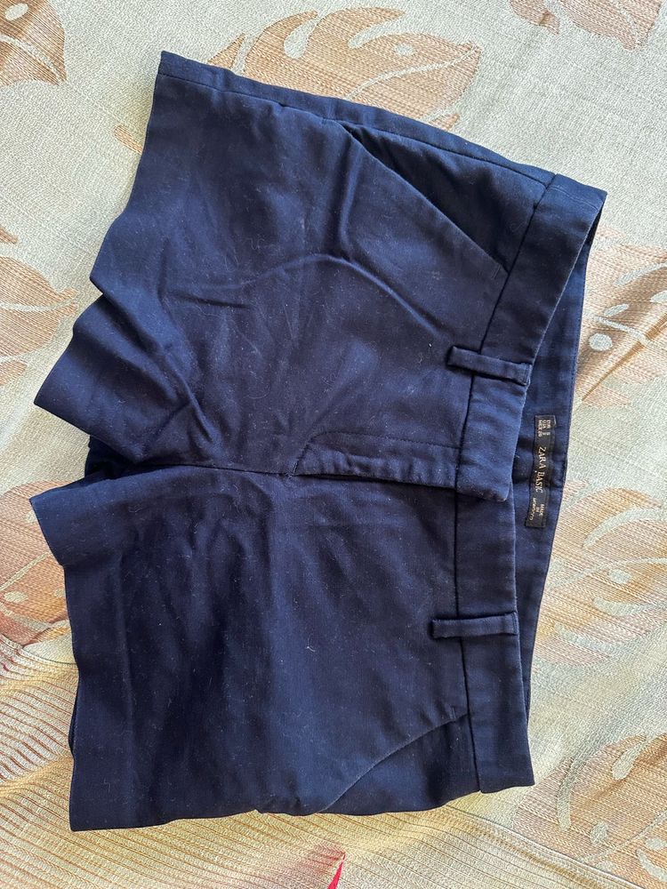 Navy Blue Classic Trousers