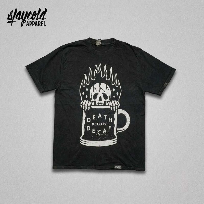 Staycold Apparel 'Death Before Decaf' Graphic Tee