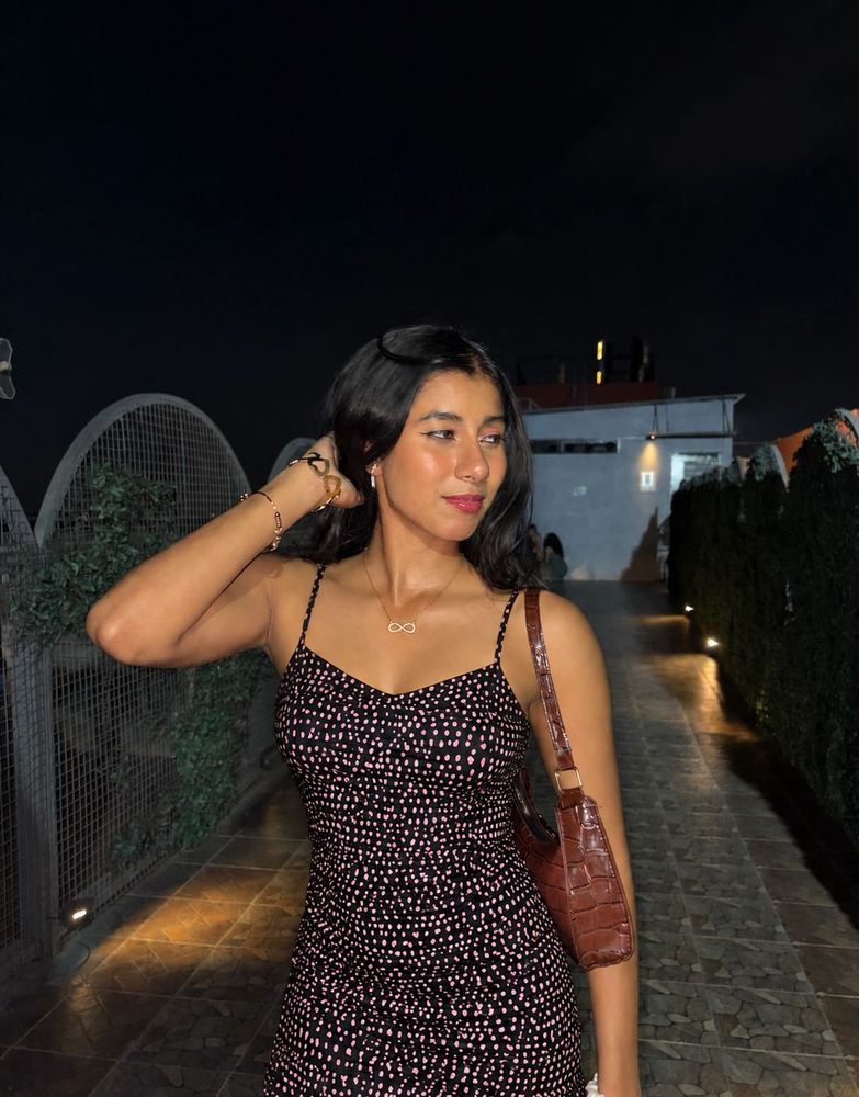 Chic Polka Dot Mini Dress