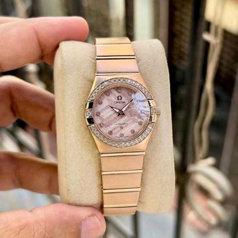 Omega Constellation Diamond Bezel Watch