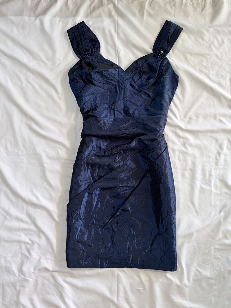 ✨SALE✨Elegant Navy Blue Cocktail Dress