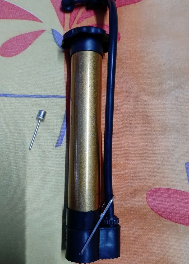 Portable Bicycle Pump with Needle Adapter