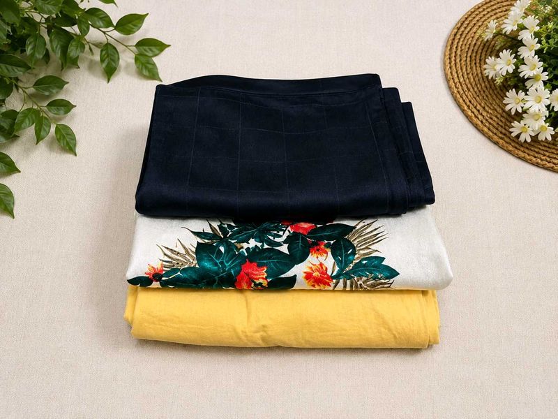 Folded Fabric - 3 pants