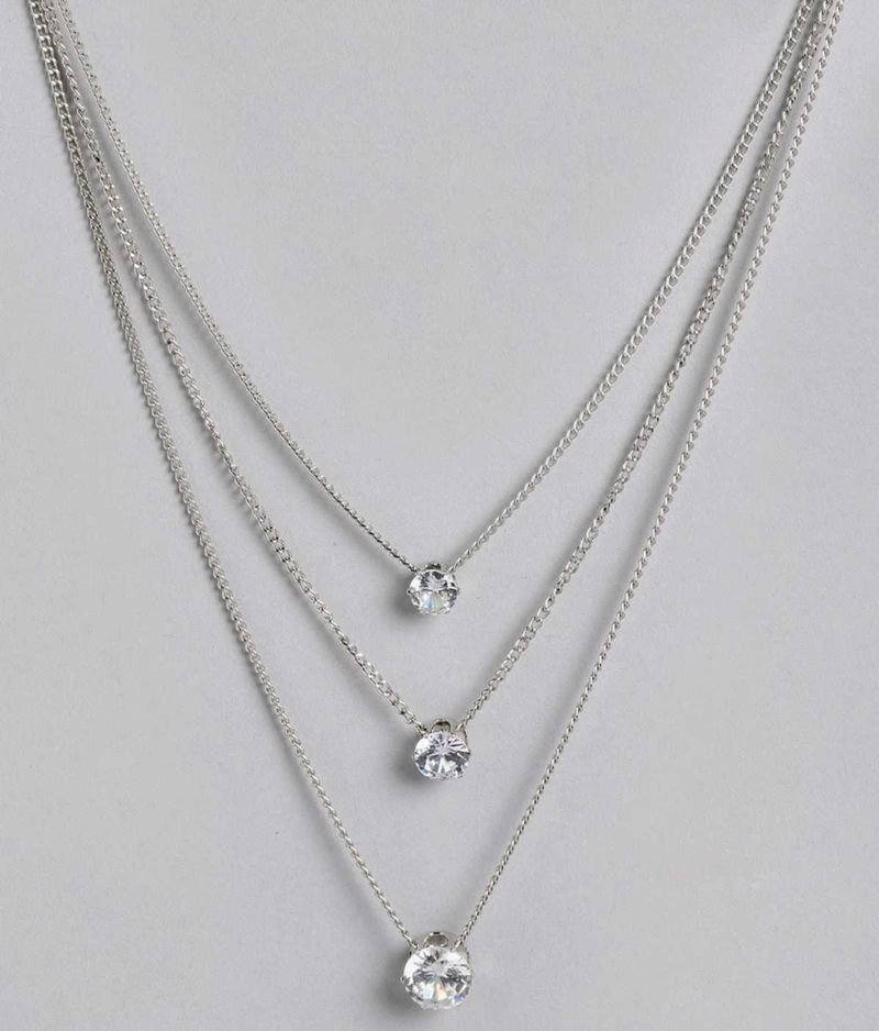Layered Crystal Necklace