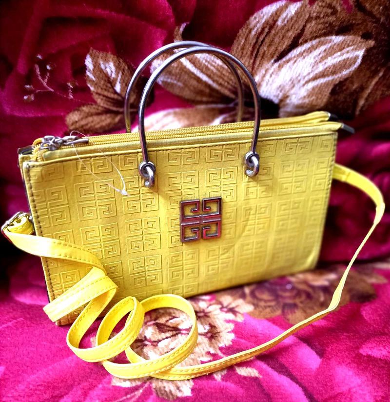 Givenchy Yellow Handbag