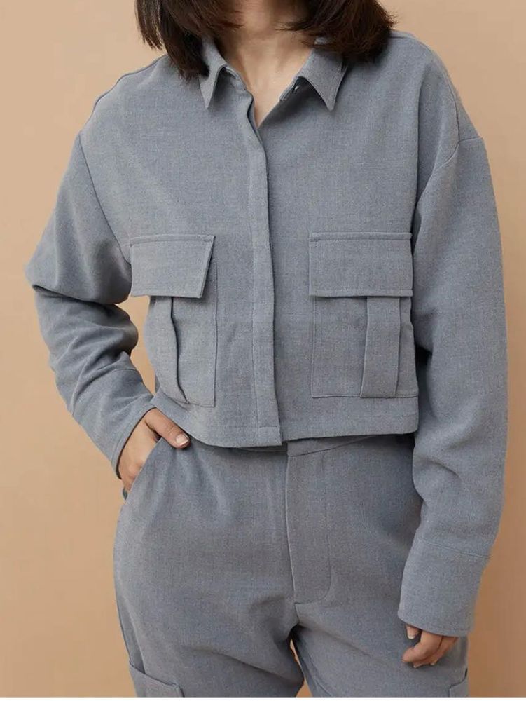Women Regular Fit Top with Flap Pockets