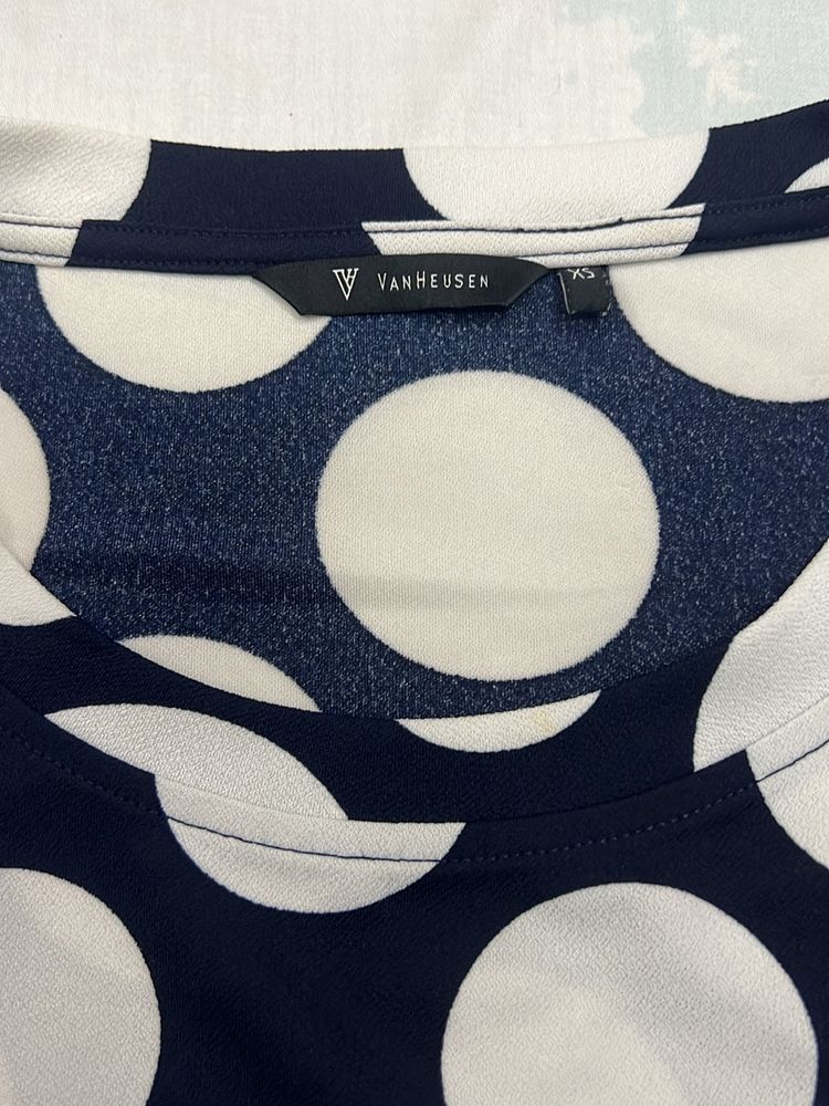 Van Heusen Polka Dot Top - XS