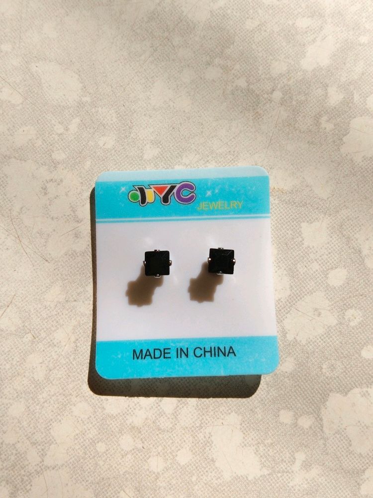 Magnet Black Diamond Earrings For Men