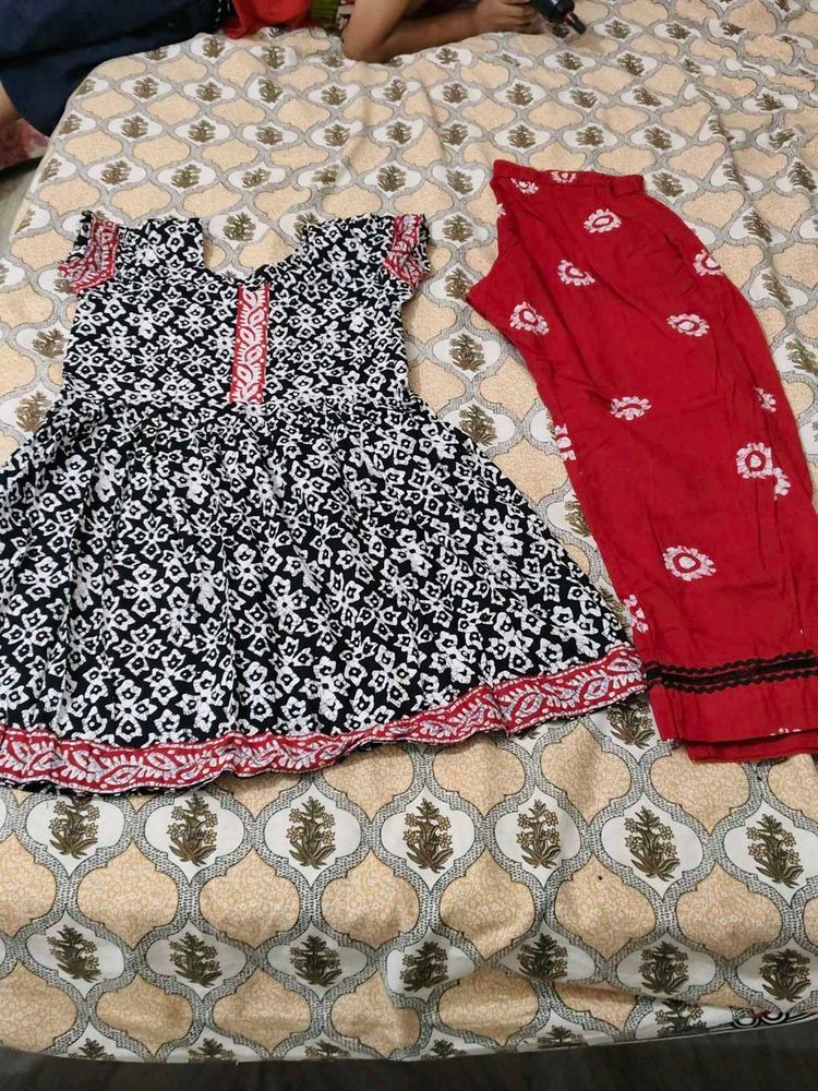 Ethnic anarkali style co ord set