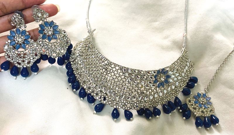 Blue Stone Jewellery Set