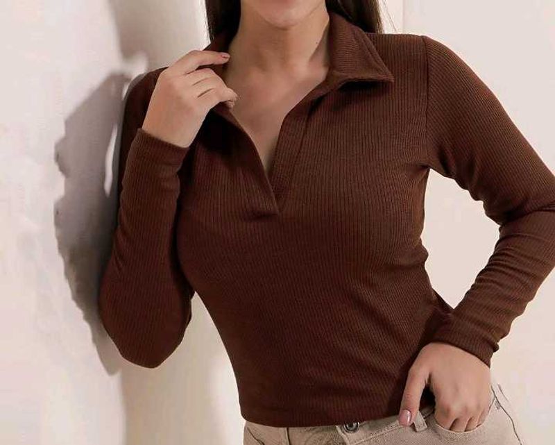 Full Sleeve Crop Top