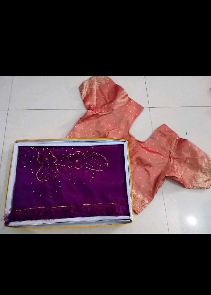 saree with blouse