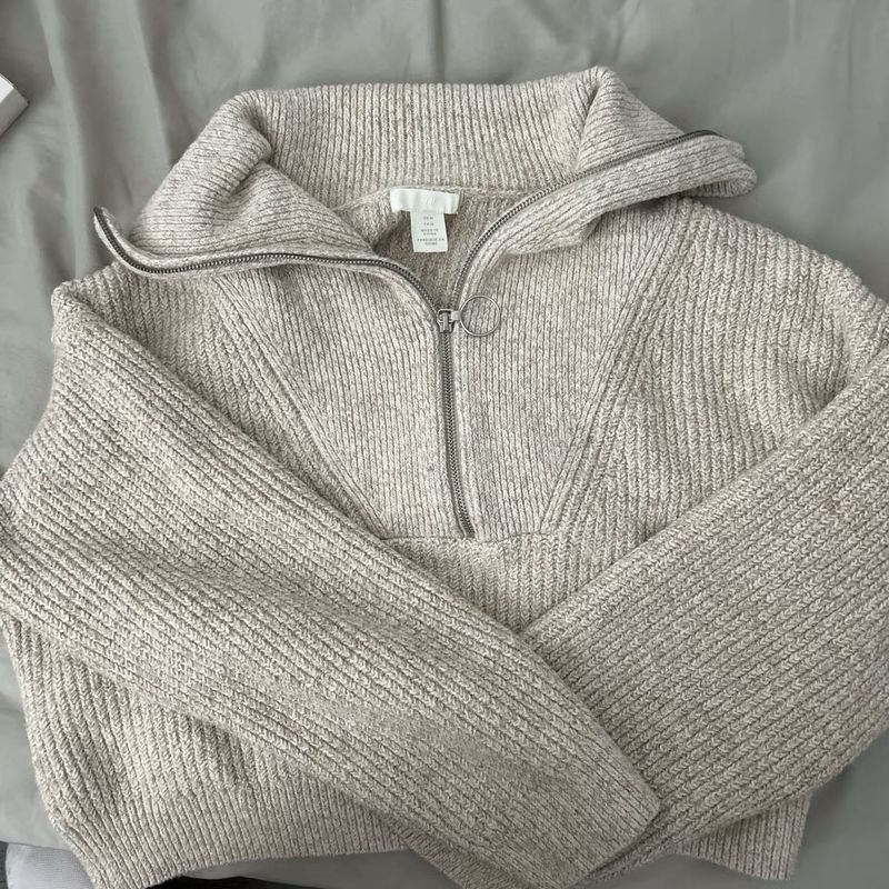 HM Beige Knit Sweater