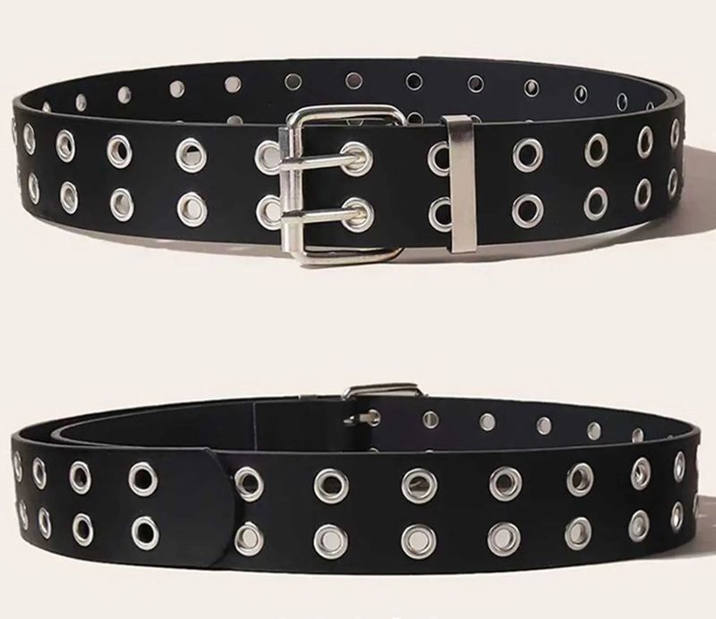 yk2 black studded belt