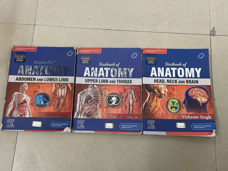 Vishram Singh Anatomy Textbooks ALL volumes