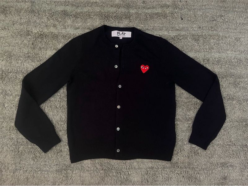 Comme des Garcons Play heart-logo cardigan