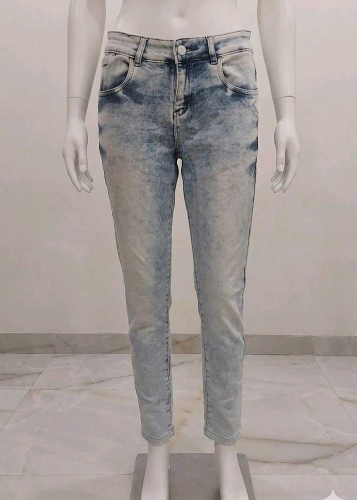Stylish Acid Wash Jeans