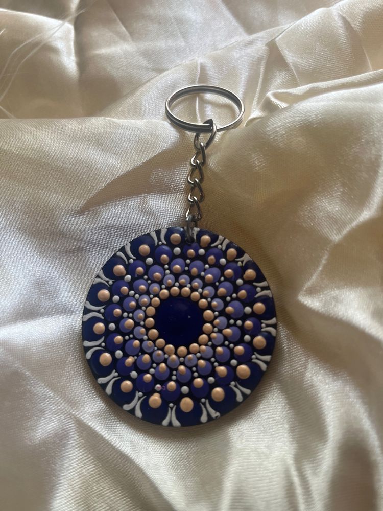 Dot Mandala Keychain