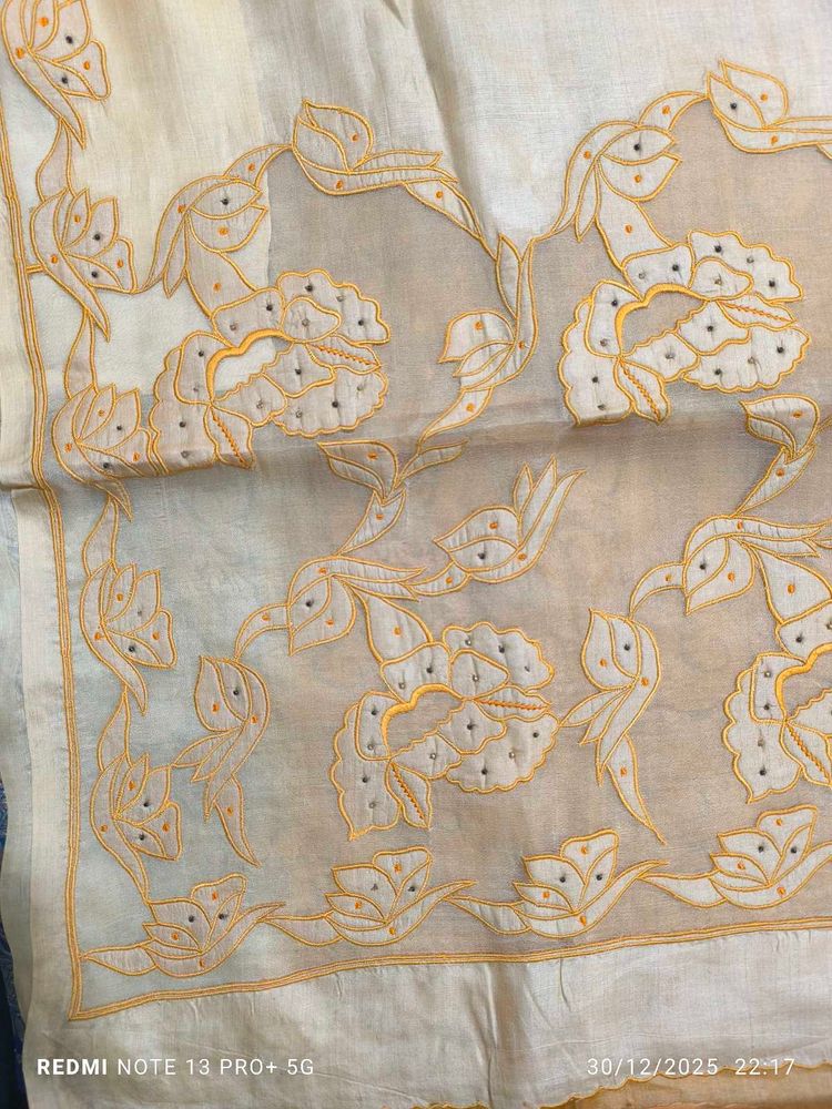 Vintage pure Tussar Silk Saree