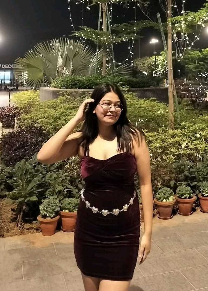Velvet Bodycon Mini Dress
