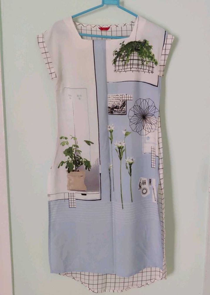 Artistic Collage Print Kurta