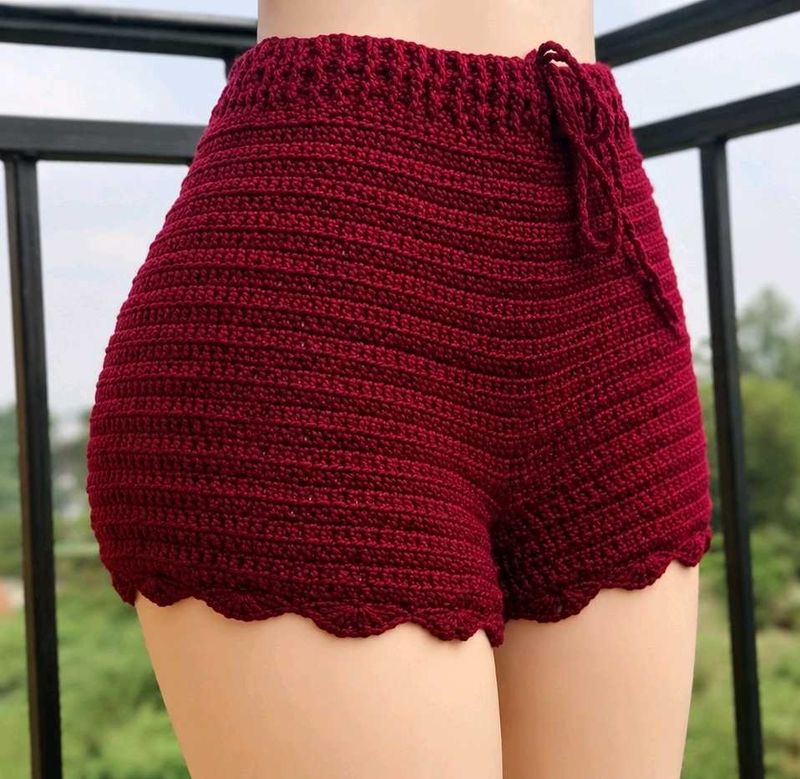 Handmade Crochet Shorts