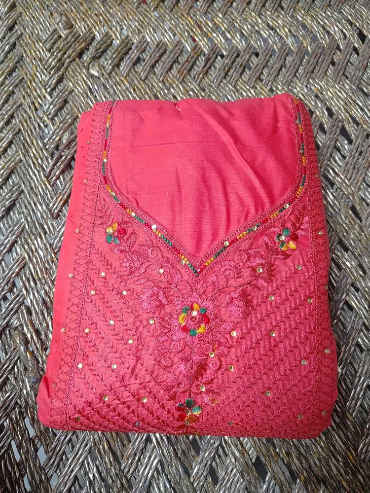 cotton unstitched suit salwar
