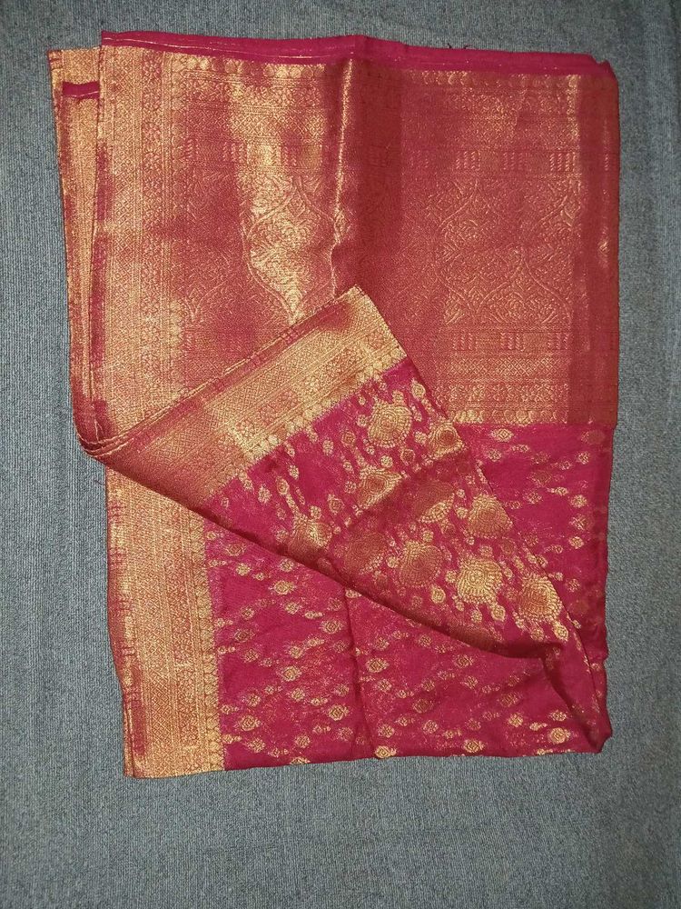 Red &amp; Gold Dupatta