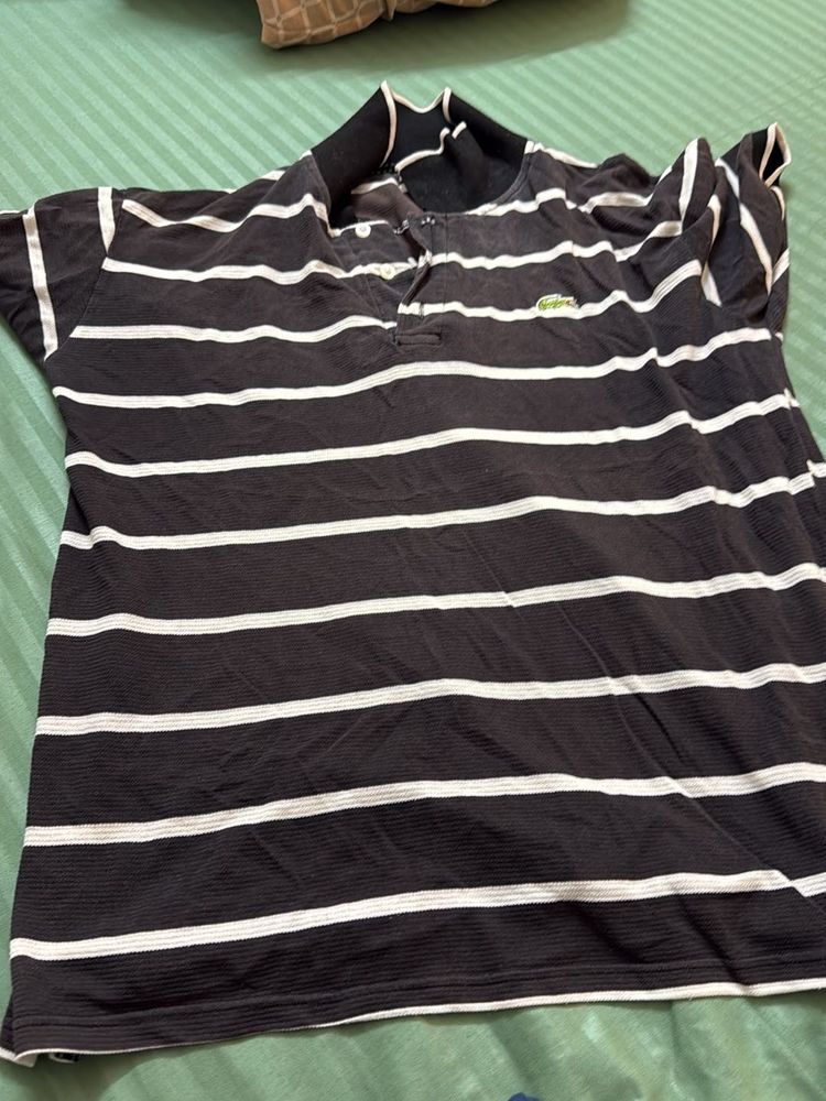 Men's Striped Polo T-Shirt