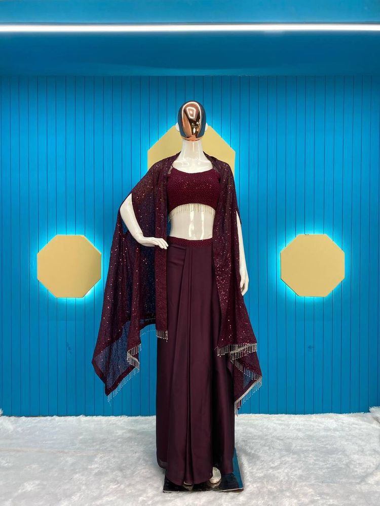 Indowestern Dress 3 Piece For Women